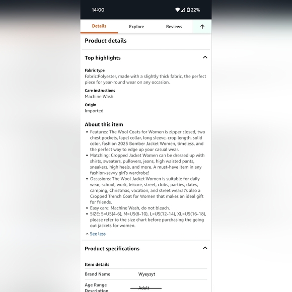 Gray Women's Jacket - Picture 8 of 9